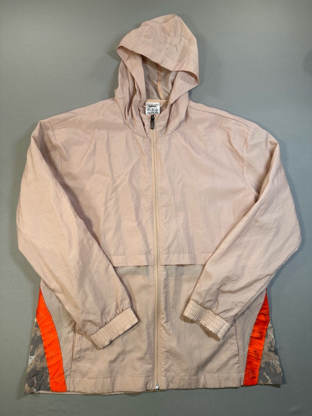 Adidas x Zoe Saldana Hooded Windbreaker Jacket, Full Zip - Womens Medium - Picture 2 of 16